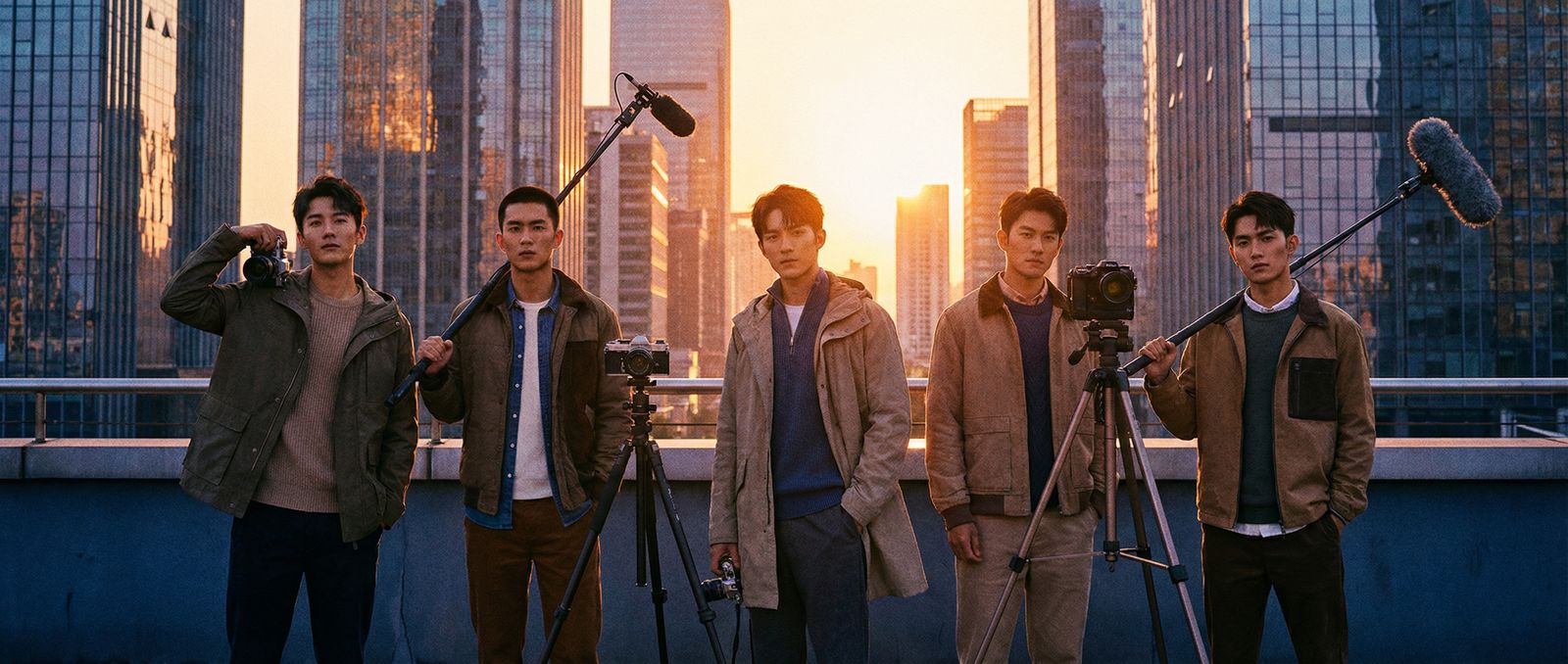 网红传媒户外拍摄团队